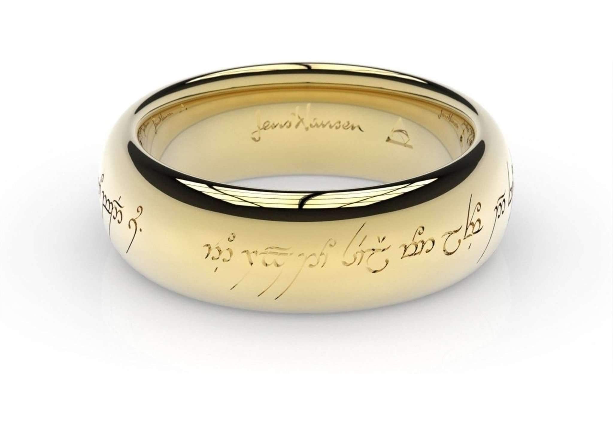 I translated and handwrote the One Ring inscription in Jakallian. :  r/conlangs